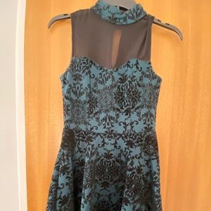 Blue homecoming dress